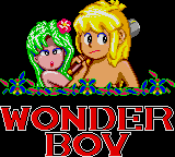 Wonder Boy (Japan) Title Screen
